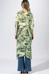 Splash of Green Boho Kimono