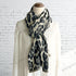 Warm Gray Boho Leopard Scarf - SOULZA AUSTRALIA