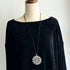 Boho Silver Floral Medallion Pendant - SOULZA AUSTRALIA