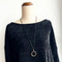 Contemporary Gold Ring Necklace - SOULZA AUSTRALIA