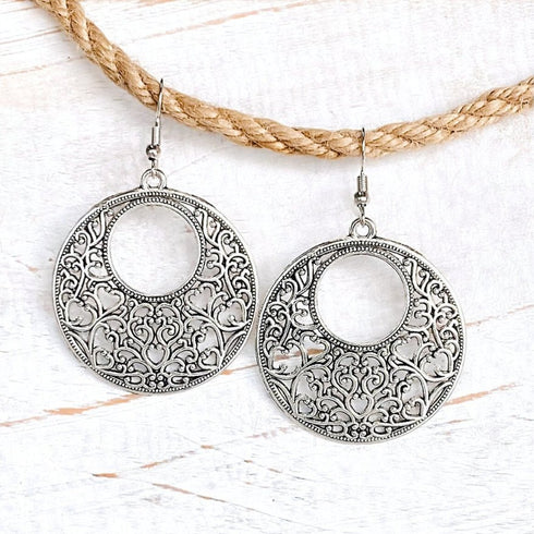 Filigree Silver Bohemia Earrings - SOULZA AUSTRALIA