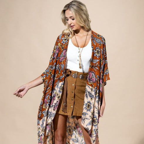 The Wild Rose Soulza Bohemia Kimono