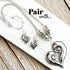 Allure Silver Asymmetrical Heart Necklace - SOULZA AUSTRALIA