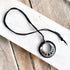 Black & Silver Hoop Medallion Pendant - SOULZA AUSTRALIA