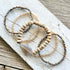 Boho Tan & Grey Crystal Bracelet Set - SOULZA AUSTRALIA