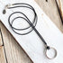 Contemporary Silver Ring Necklace - SOULZA AUSTRALIA