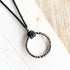 Contemporary Silver Ring Necklace - SOULZA AUSTRALIA