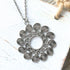 Boho Silver Swirl Chain Pendant - SOULZA AUSTRALIA