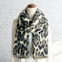 Warm Gray Boho Leopard Scarf - SOULZA AUSTRALIA