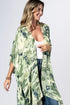 Splash of Green Boho Kimono