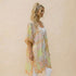 Pastel Patterned Boho Kimono - SOULZA AUSTRALIA