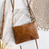Chestnut Tan Stitch n Stud Crossbody Bag - SOULZA AUSTRALIA