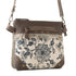 Charlotte Vine Leather & Canvas Crossbody Bag - SOULZA AUSTRALIA