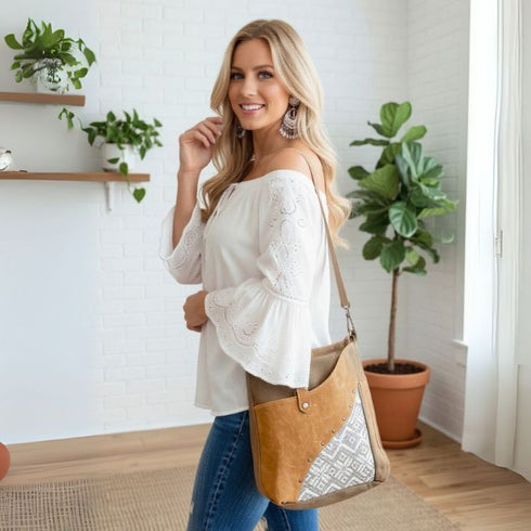 Dakota Canvas & Vintage Leather Bag - SOULZA AUSTRALIA