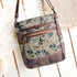 Forest Flower Boho Canvas & Leather Trim Bag - SOULZA AUSTRALIA