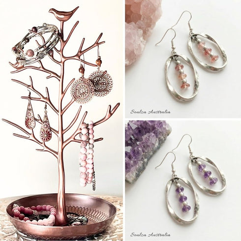 Rose Boho Jewellery Tree - SOULZA AUSTRALIA