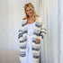 Giselle Slouch Chunky Knit Long Cardigan - SOULZA AUSTRALIA