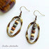 Rustic Earth Twisted Antique Bronze Earrings - Handmade by Soulza - SOULZA AUSTRALIA
