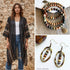 Rustic Earth Twisted Antique Bronze Earrings - Handmade by Soulza - SOULZA AUSTRALIA