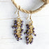 Artisan Boho Purple Droplet Earrings - SOULZA AUSTRALIA