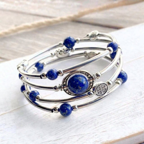 Blue Lapis Soulza Multilayer Bracelet