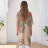 Pink n Lime Tassel Kimono - Light Jacket