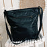 Black Boho Handtooled Leather Mandala Bag - SOULZA AUSTRALIA