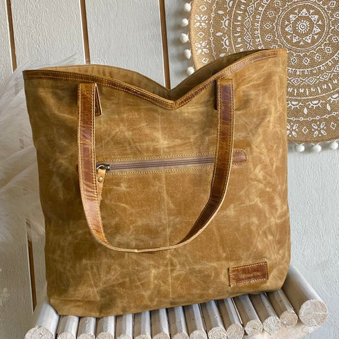 Fusion Patchwork Tote Bag - SOULZA AUSTRALIA