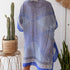 Blue & White Diamond Boho Style Kimono | One Size Light Jacket