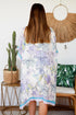 Blue n Purple Mandala Kimono - SOULZA AUSTRALIA