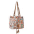 Wild Blossom Cotton & Leather Bucket Bag