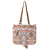 Wild Blossom Cotton & Leather Bucket Bag