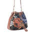 Vintage Rose Jacquard & Leather Bucket Bag