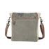 Forest Boho Canvas n Leather Messenger Bag