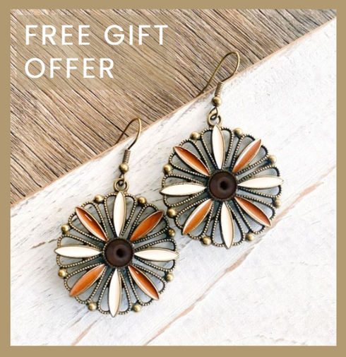 FREE Bonus Earrings with BAG Purchase! Limited Time Only!