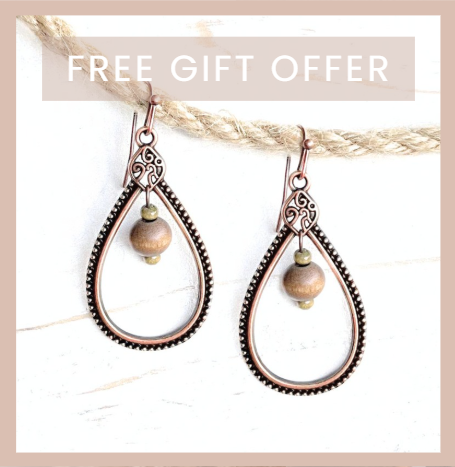 FREE Bonus Earrings with BAG Purchase! Limited Time Only!