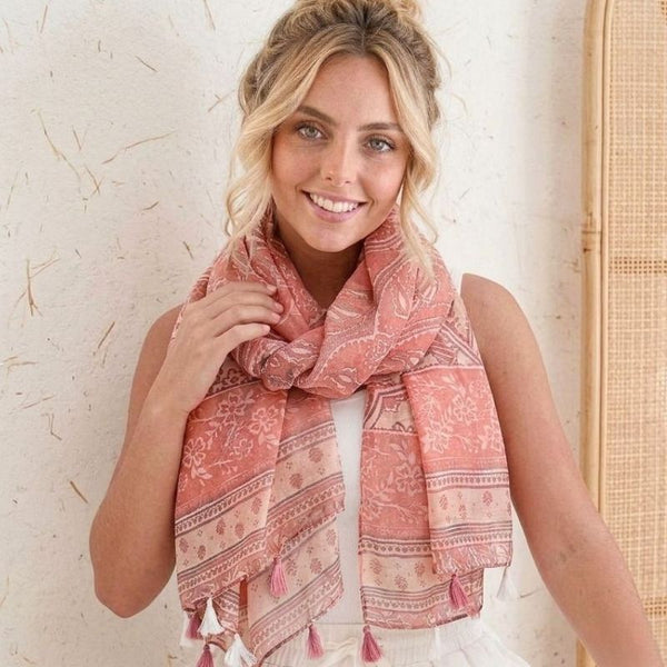 Blush Beauty Boho Scarf