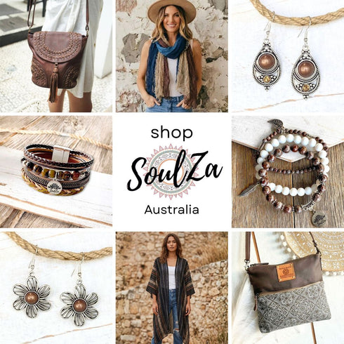 Bronze & Silver Bohemian Earrings