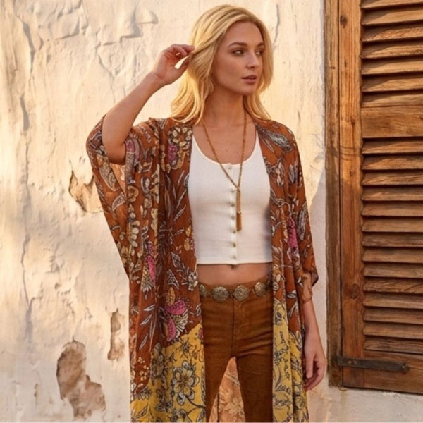 The Wild Rose Soulza Bohemia Kimono