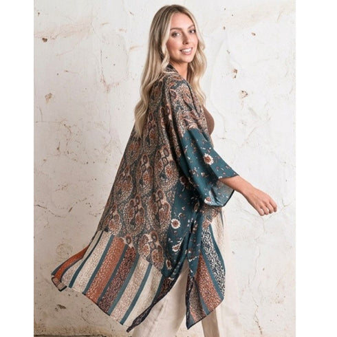 Indigo Flame Soulza Bohemia Kimono
