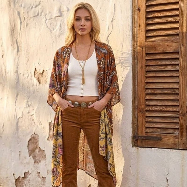 The Wild Rose Soulza Bohemia Kimono