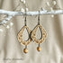 Coral Sand & Timber Crystal Bead Earrings | Handmade by Soulza - SOULZA AUSTRALIA