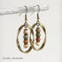 Rustic Earth Twisted Antique Bronze Earrings - Handmade by Soulza - SOULZA AUSTRALIA
