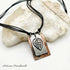 Artisan Two Tone Pewter Leaf Necklace - SOULZA AUSTRALIA