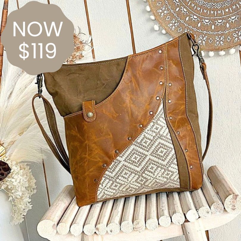 Boho Handbags Australia Dakota Canvas Upcycled Bag – SOULZA