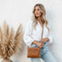Chestnut Tan Stitch n Stud Crossbody Bag - SOULZA AUSTRALIA
