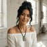 Artisan Two Tone Pewter Leaf Necklace - SOULZA AUSTRALIA