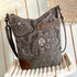 Phoenix Boho Leather & Canvas Shoulder Bag - SOULZA AUSTRALIA