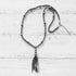 Silver Ball n Tassel Pendant - SOULZA AUSTRALIA