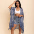 Blue Tassel Mandala Kimono - SOULZA AUSTRALIA